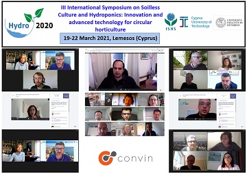 CONVIN - 3ο Διεθνές Συμπόσιο Υδροπονίας, Καλλιεργειών Εκτός Εδάφους και Ενυδρειοπονίας